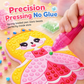 Create Sparkling Stickers Instantly! No-Glue Bead Art Kit
