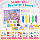 Create Sparkling Stickers Instantly! No-Glue Bead Art Kit
