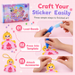 Create Sparkling Stickers Instantly! No-Glue Bead Art Kit