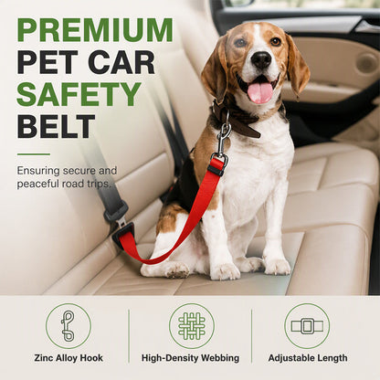 Secure Your Pet Instantly! No-Tangle 360° Car Safety Belt