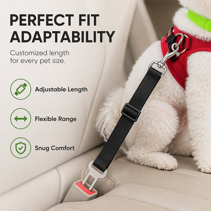 Secure Your Pet Instantly! No-Tangle 360° Car Safety Belt