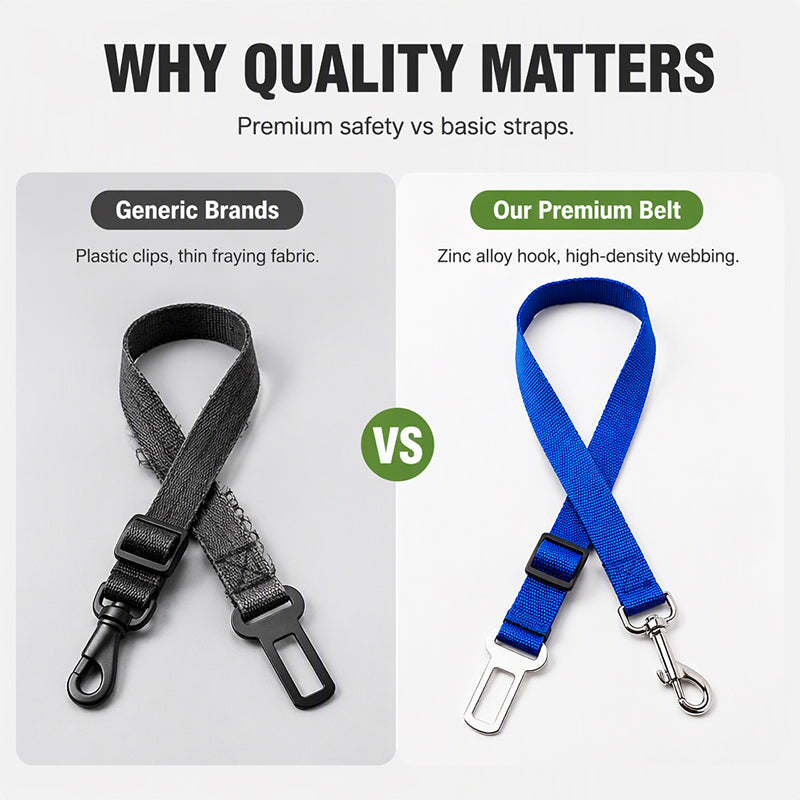 Secure Your Pet Instantly! No-Tangle 360° Car Safety Belt