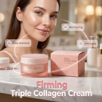 Firm & Hydrate Skin Instantly! Triple Collagen Face Cream