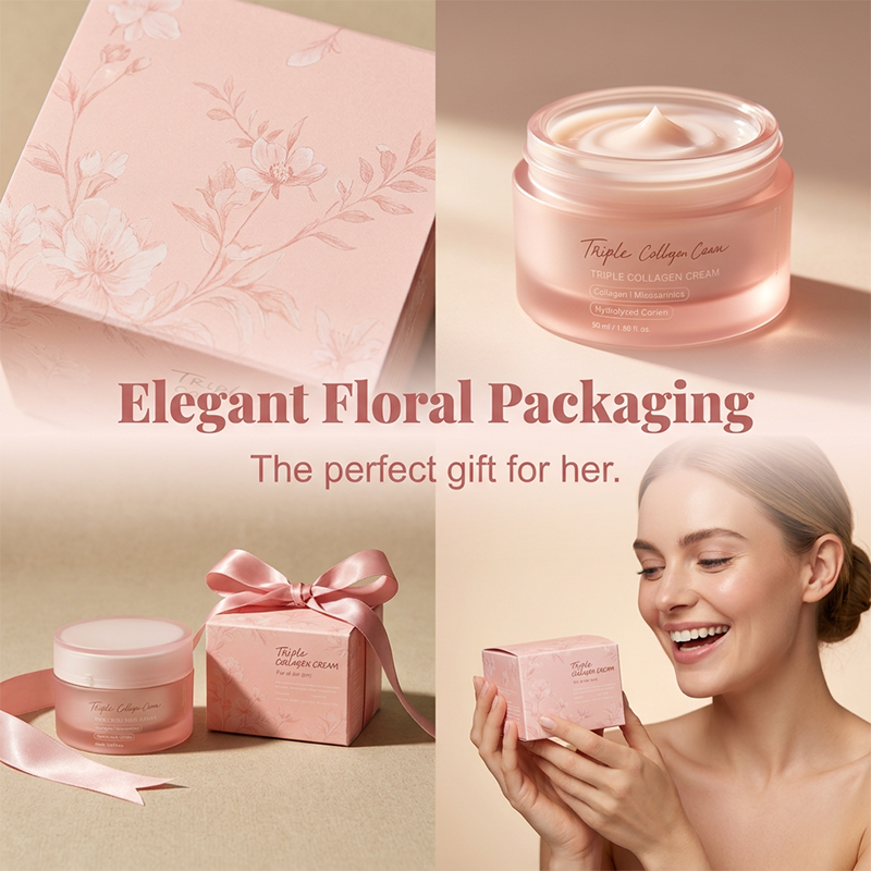 Firm & Hydrate Skin Instantly! Triple Collagen Face Cream