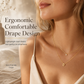 Double Layer A-Z Initial Minimalist Shiny Rhinestone Clavicle Chain