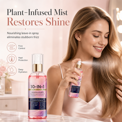 Restore Hair Shine Instantly! 10-in-1 Leave-In Conditioner Spray