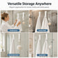 Dry Towels Instantly! No-Drill Extended Glass Shower Door Hooks