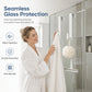 Dry Towels Instantly! No-Drill Extended Glass Shower Door Hooks