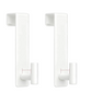 Dry Towels Instantly! No-Drill Extended Glass Shower Door Hooks