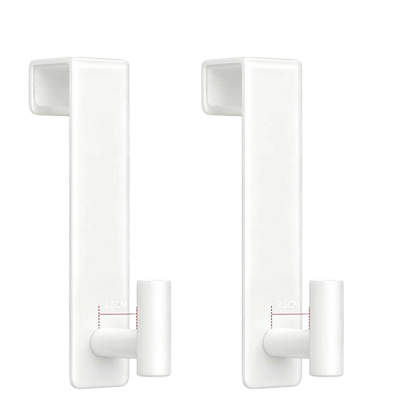 Dry Towels Instantly! No-Drill Extended Glass Shower Door Hooks