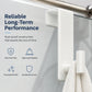 Dry Towels Instantly! No-Drill Extended Glass Shower Door Hooks