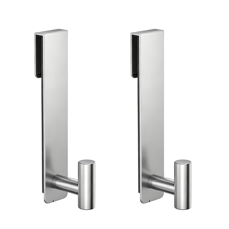 Dry Towels Instantly! No-Drill Extended Glass Shower Door Hooks