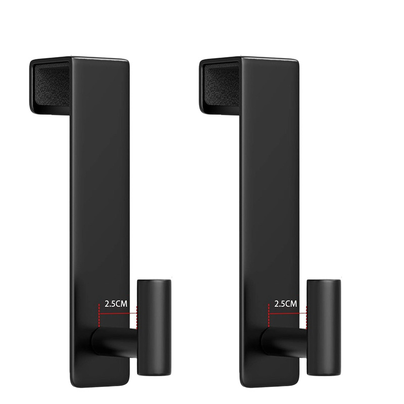 Dry Towels Instantly! No-Drill Extended Glass Shower Door Hooks