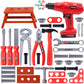 Build & Play Instantly! 38-Piece Kids Tool Set with Electric Drill