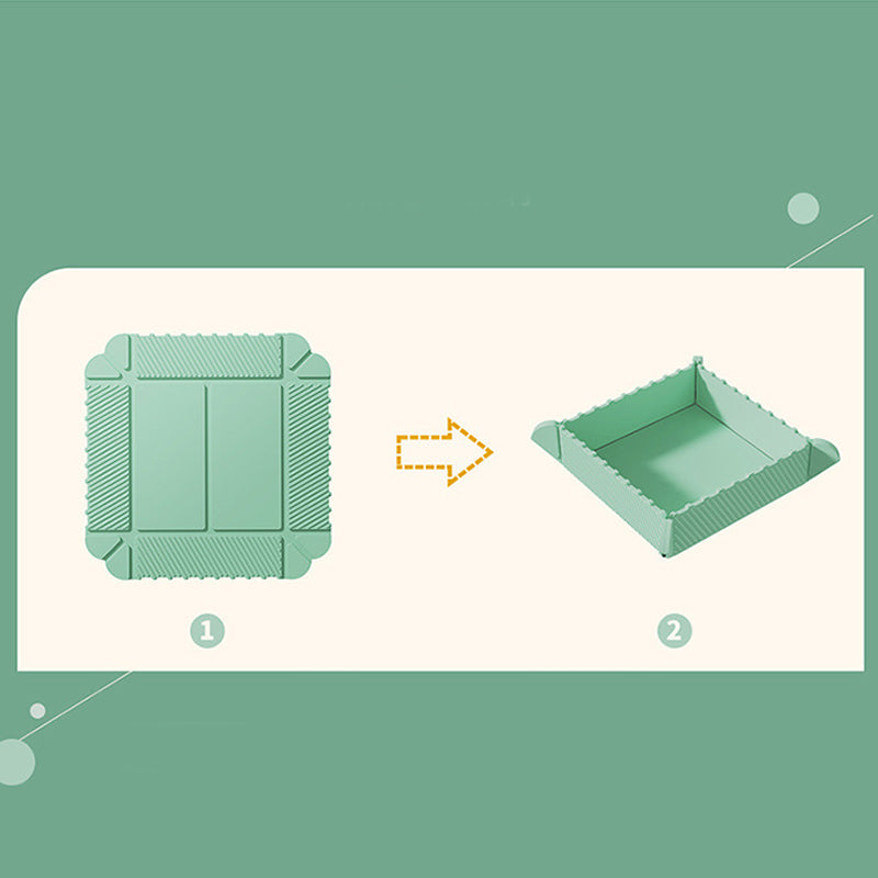 Protect Counters Instantly! Magnetic Foldable Silicone Trivet