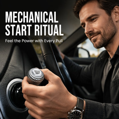 Start Your Engine With Style Instantly! Metal One-Click Start Lever Cover