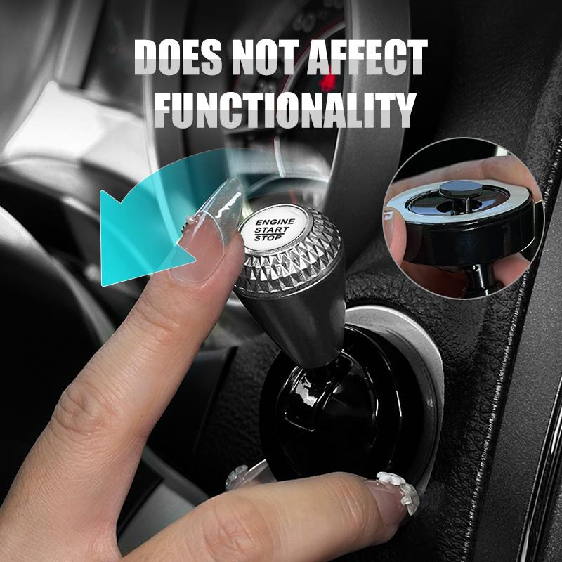Start Your Engine With Style Instantly! Metal One-Click Start Lever Cover