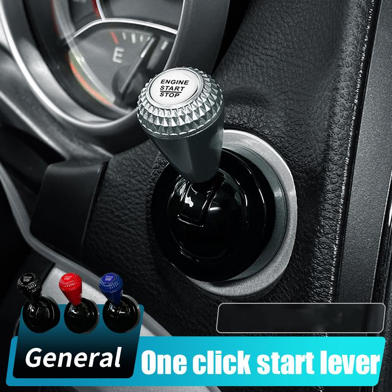 Start Your Engine With Style Instantly! Metal One-Click Start Lever Cover