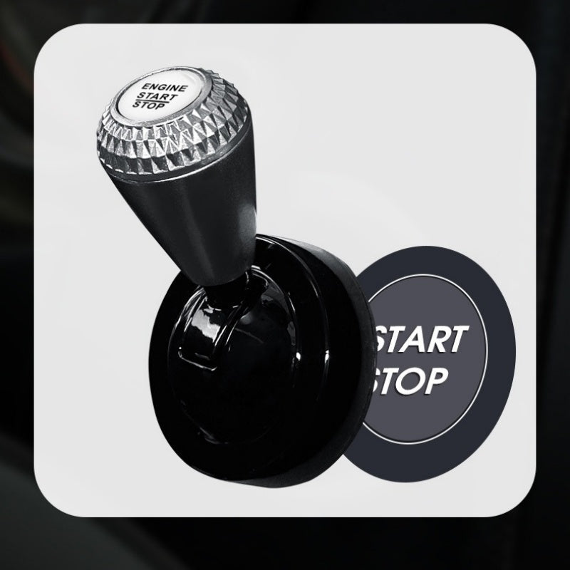 Start Your Engine With Style Instantly! Metal One-Click Start Lever Cover