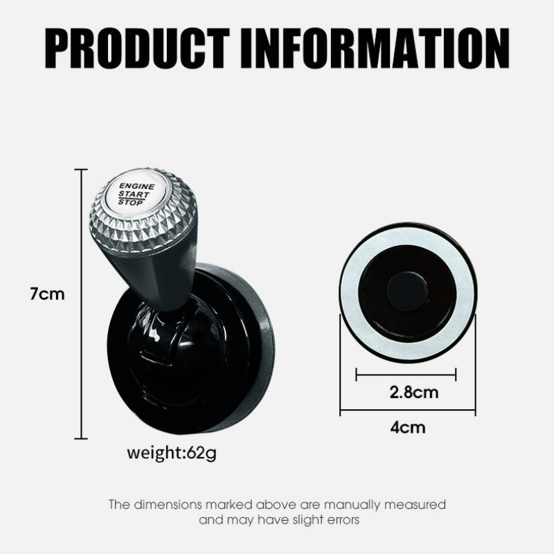 Start Your Engine With Style Instantly! Metal One-Click Start Lever Cover