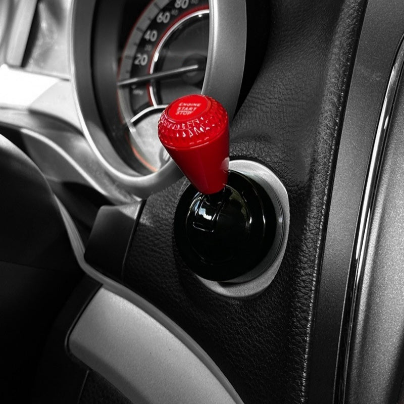 Start Your Engine With Style Instantly! Metal One-Click Start Lever Cover