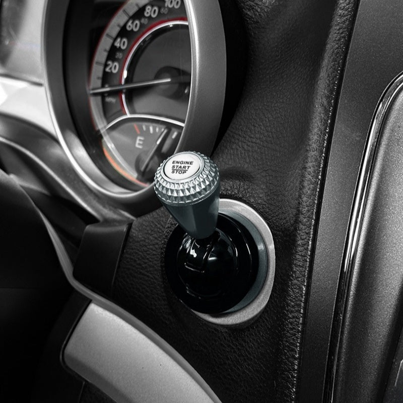 Start Your Engine With Style Instantly! Metal One-Click Start Lever Cover