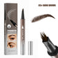 Draw Natural Brows Instantly! Waterproof 4-Prong Liquid Eyebrow Pen