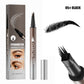 Draw Natural Brows Instantly! Waterproof 4-Prong Liquid Eyebrow Pen
