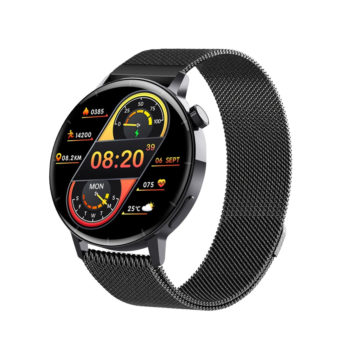 Monitor Health & Answer Calls Instantly! 1.35" HD Bluetooth Smartwatch