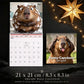 Plan Your Year With Laughs! 2027 Capybara Wall Calendar