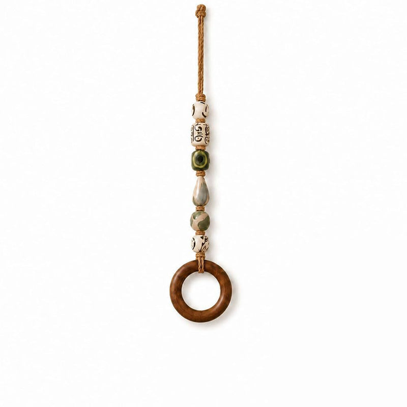 Add Rustic Charm Instantly! Handcrafted Beaded Towel Hanger