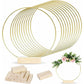 Create Centerpieces Instantly! LED Gold Wedding Hoop