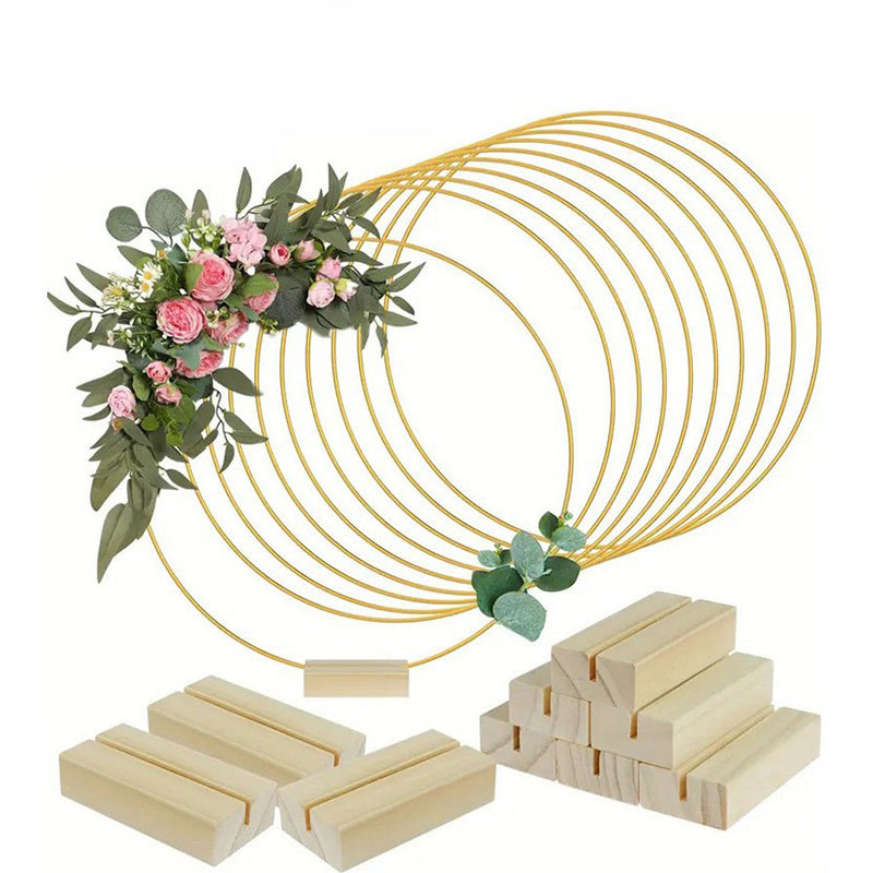 Create Centerpieces Instantly! LED Gold Wedding Hoop