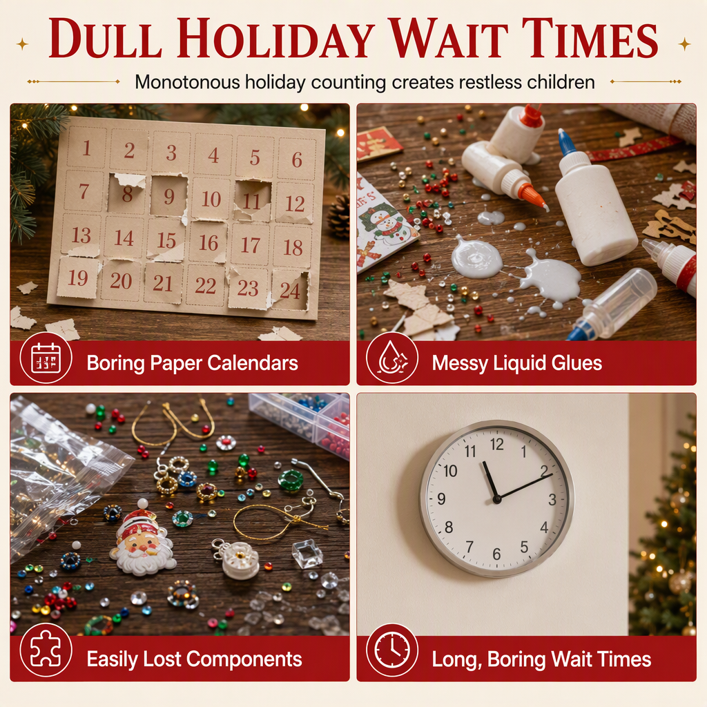 Count Down To Christmas Instantly! 24-Day DIY Ornament Kit