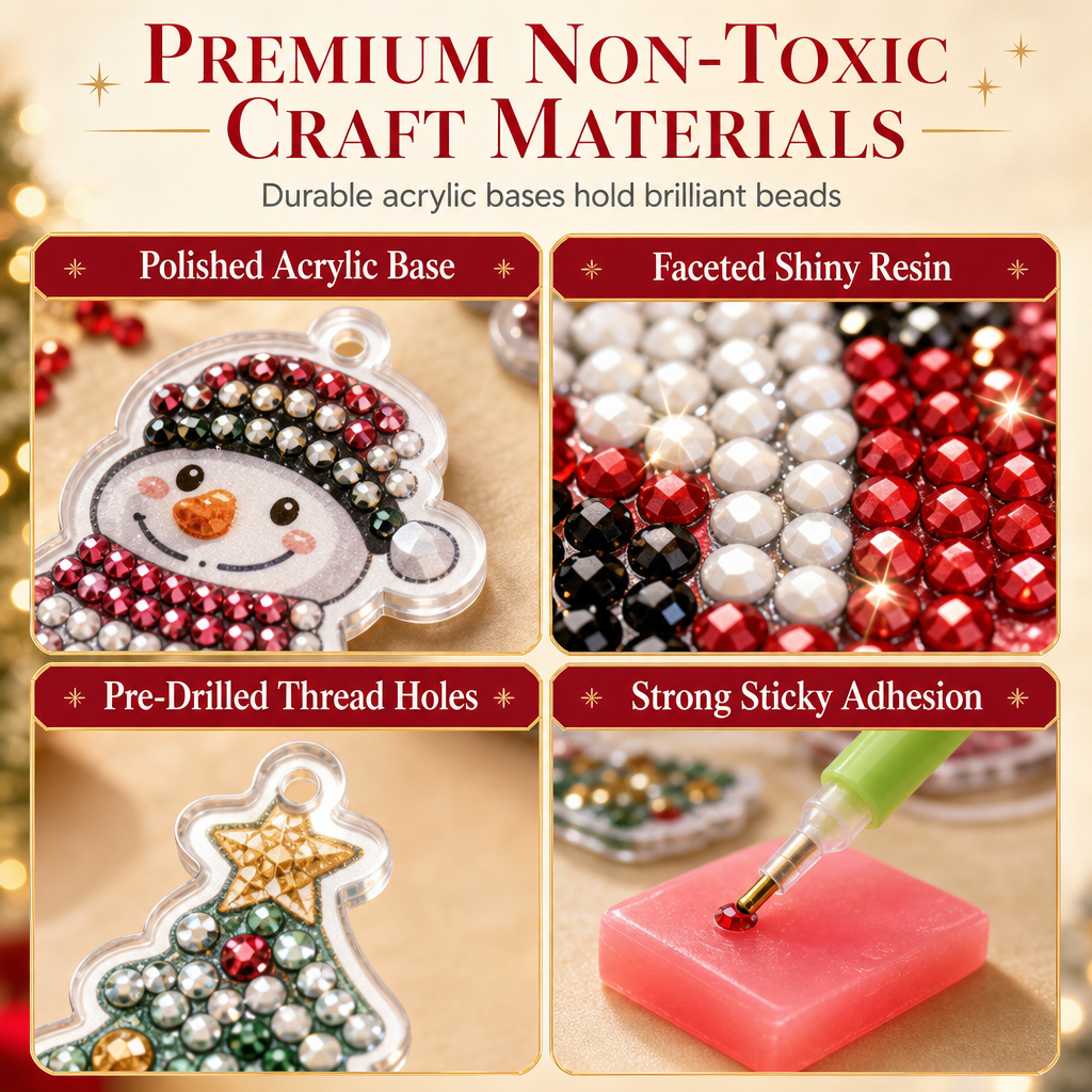 Count Down To Christmas Instantly! 24-Day DIY Ornament Kit