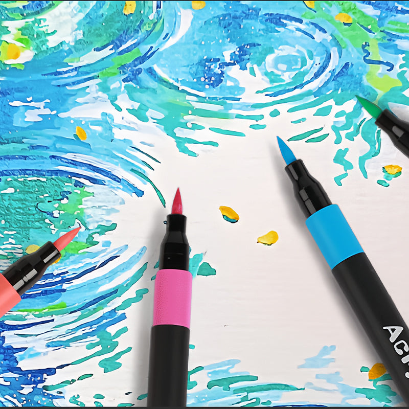 Paint On Any Surface Instantly! No-Bleed Acrylic Paint Markers