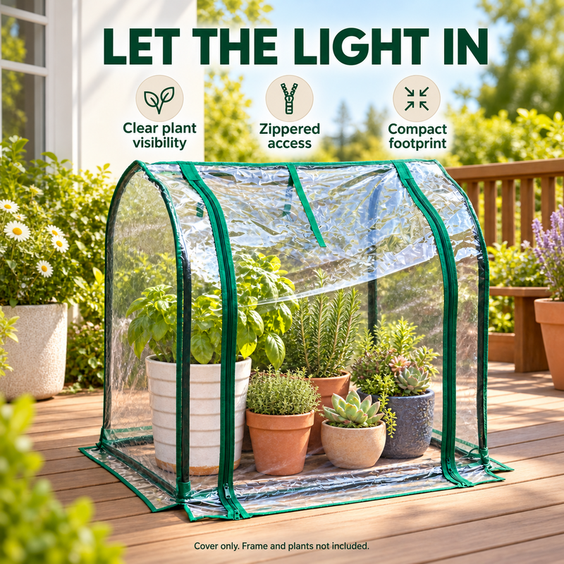 Shield Plants Instantly! Transparent Mini Greenhouse Cover