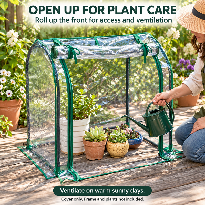 Shield Plants Instantly! Transparent Mini Greenhouse Cover