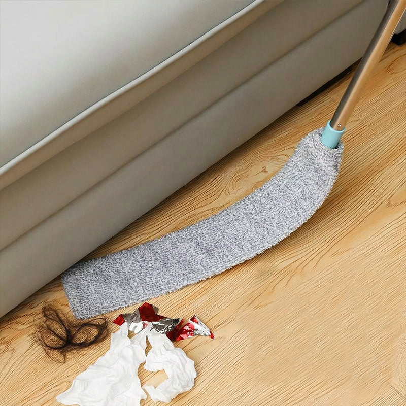 Clean Under Beds Instantly! Long-Handle Bendable Gap Duster