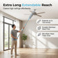 Clean Under Beds Instantly! Long-Handle Bendable Gap Duster