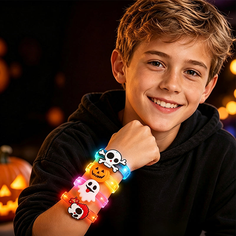 Glow At Parties Instantly! LED Halloween Bracelet
