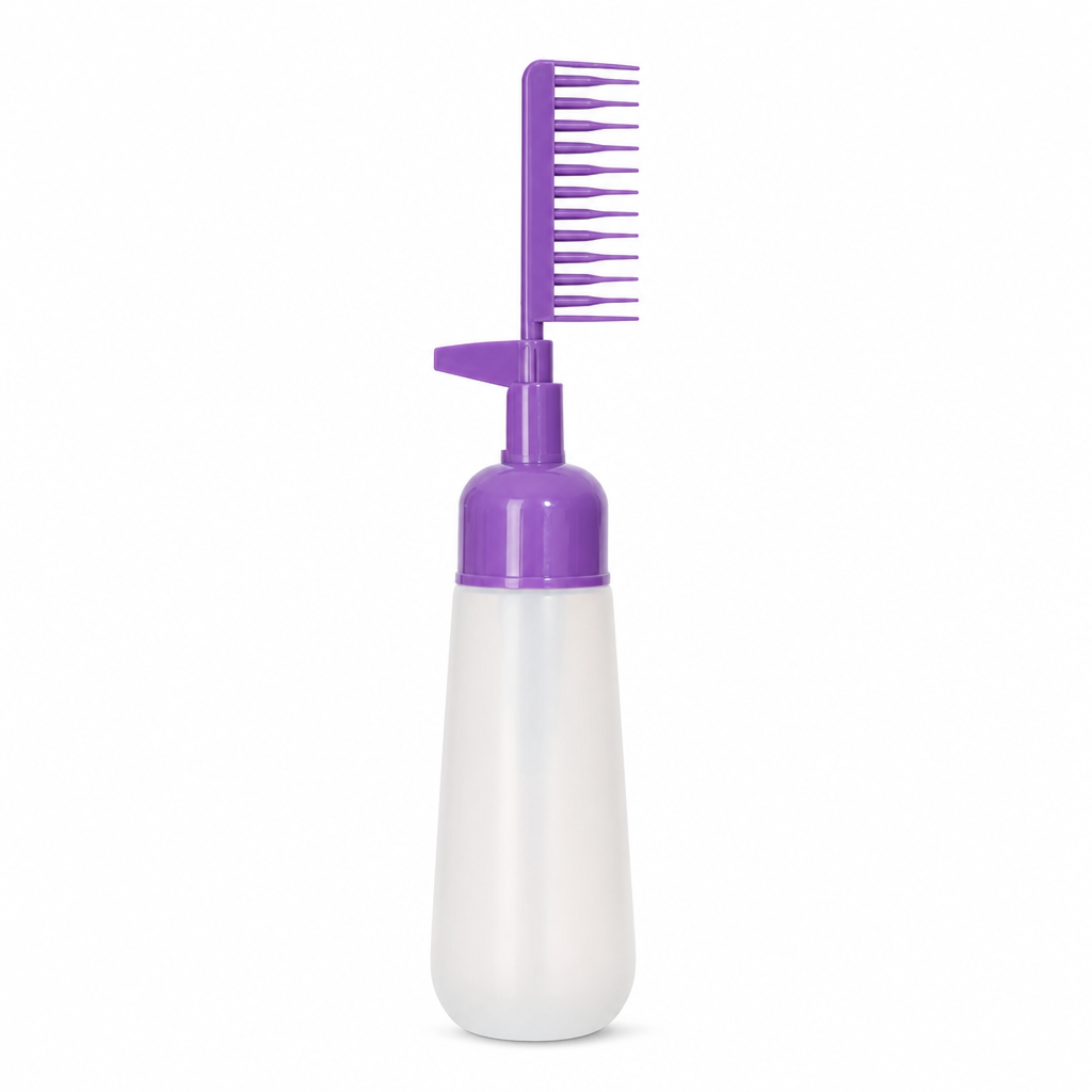 Apply Root Color Instantly! No-Mess Hair Dye Applicator Comb