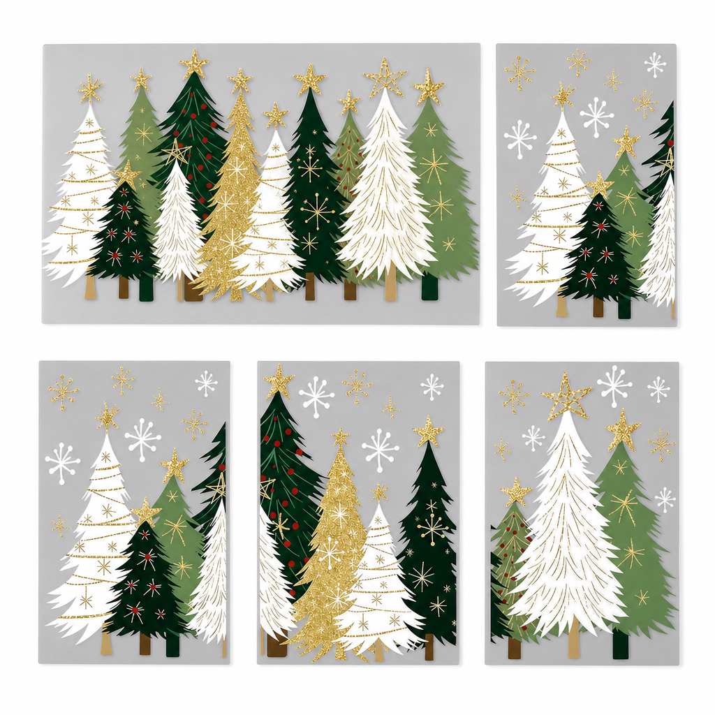 Decorate Windows Instantly! No-Glue Christmas Static Clings