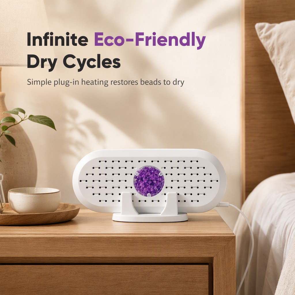 Absorb Moisture Instantly! Reusable Mini Dehumidifier