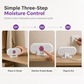 Absorb Moisture Instantly! Reusable Mini Dehumidifier
