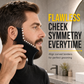 Shape a Perfect Beard Instantly! Symmetrical Beard Shaping Template
