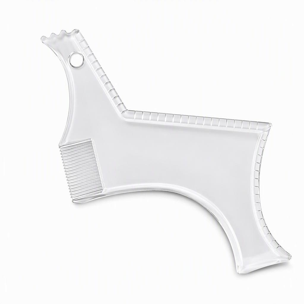 Shape a Perfect Beard Instantly! Symmetrical Beard Shaping Template
