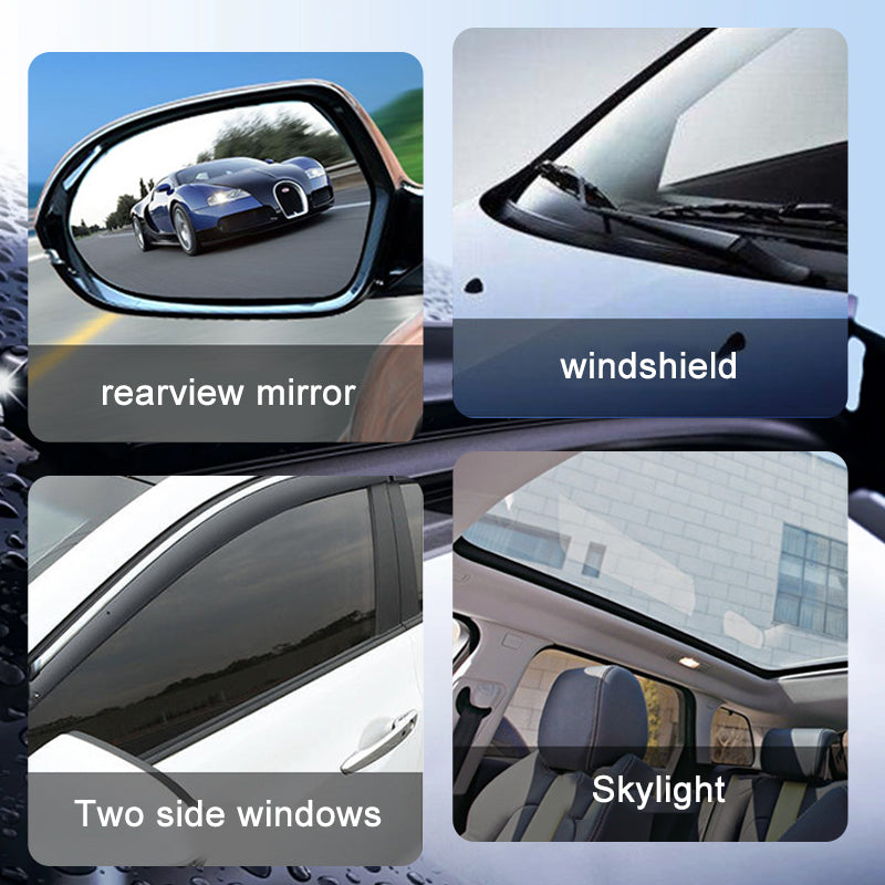 Keep Glass Clear Instantly! Anti-Fog & Water Repellent Car Glass Agent