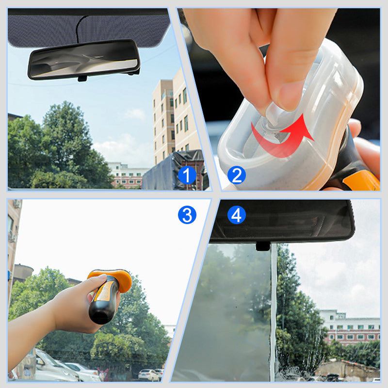 Keep Glass Clear Instantly! Anti-Fog & Water Repellent Car Glass Agent