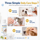 Remove Tear Stains Instantly! Gentle Pet Eye Cleansing Cream